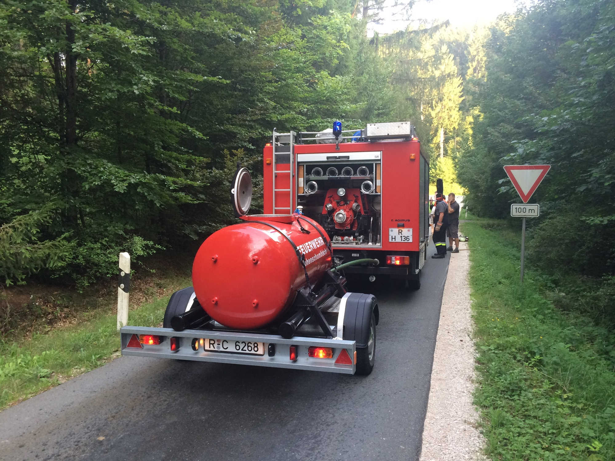 Einsatz 25.08.2017 Fahrbahnreinigung